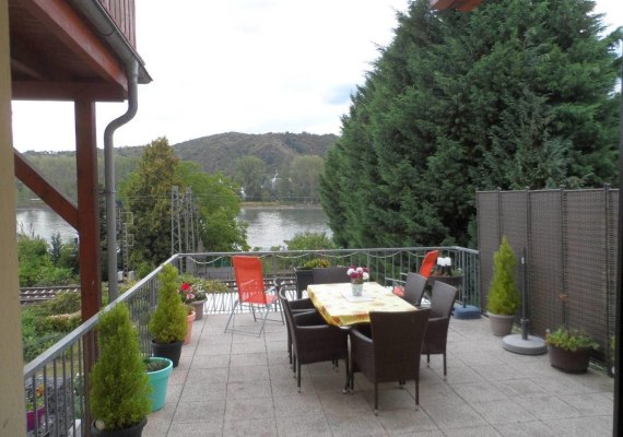 Balkon mit Terrasse | © Hiltrud Evertz