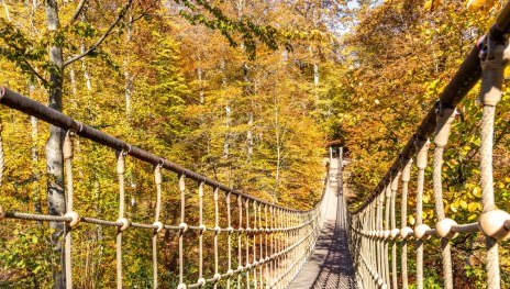 Hängebrücke über den Kreuzbach | © Dominik Ketz, Shapefruit AG