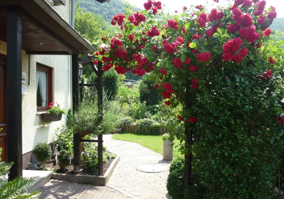 Eingang zur Ferienwohnung | © Paradieseckchen