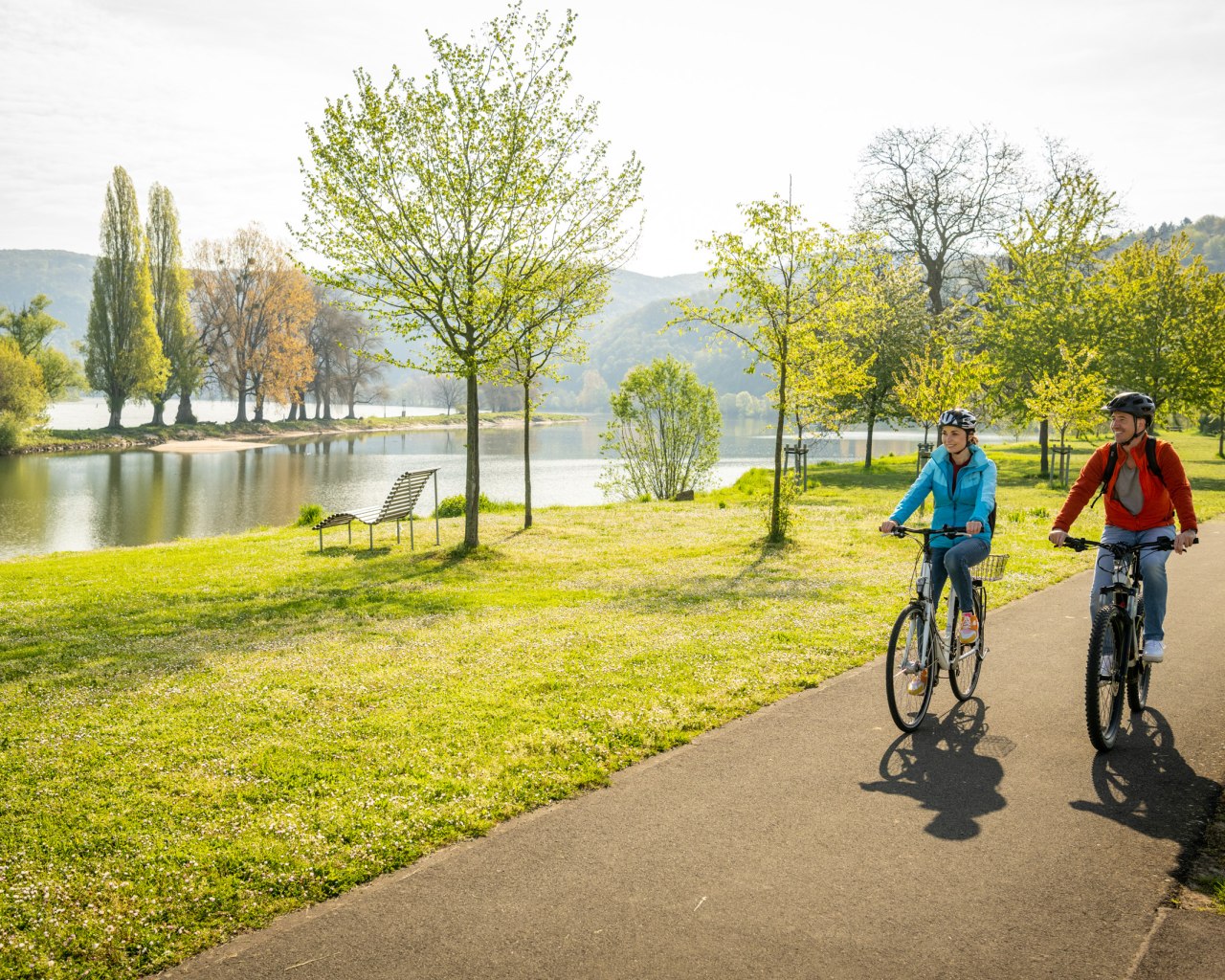 Der Rheinradweg bei Osterspai | © Dominik Ketz, CC BY SA 4.0 