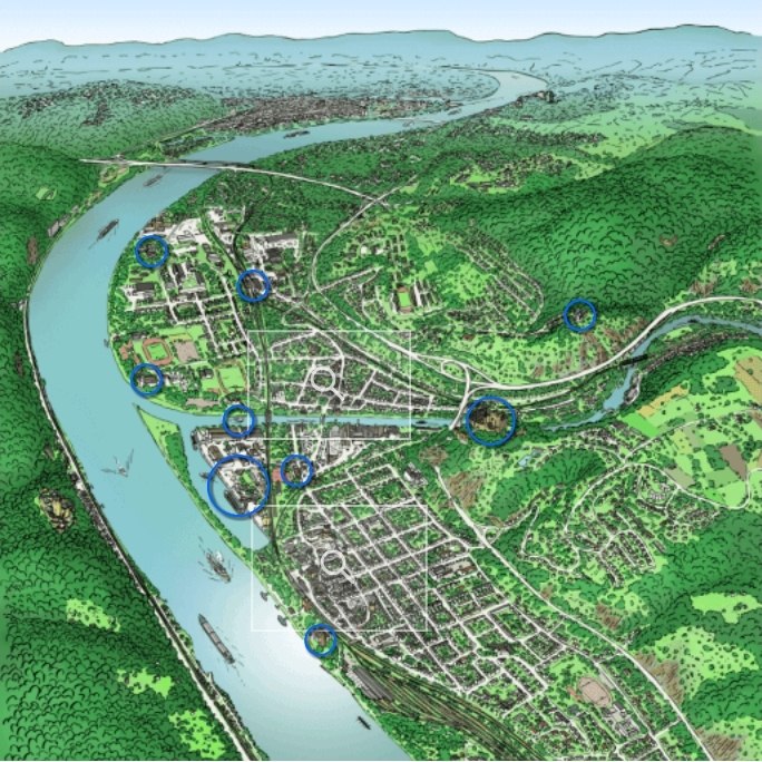 Interaktiver Stadtplan Lahnstein | © Stadt Lahnstein