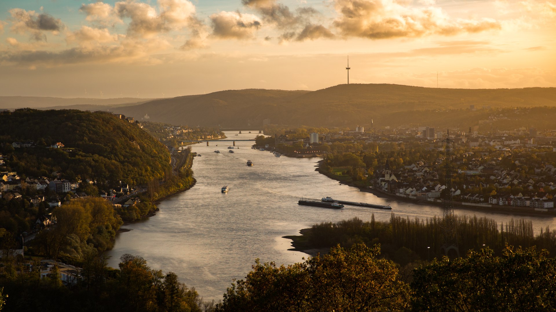 Blick auf Koblenz Richtung Süden | © Henry Tornow