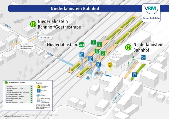 Haltestellenplan VRM | © VRM