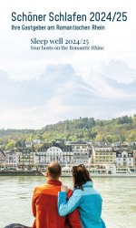Titelbild "Unterkunftsverzeichnis Schöner Schlafen"  | © Romantischer Rhein Tourismus GmbH