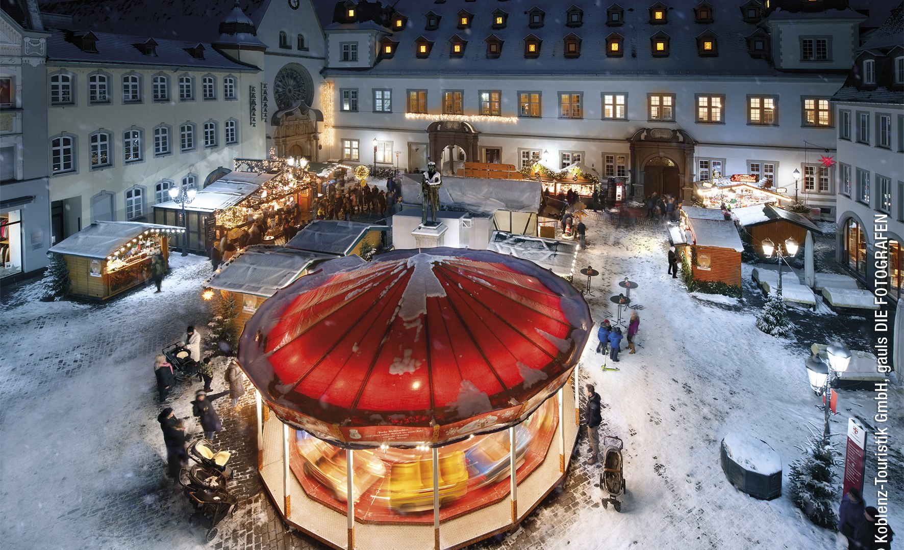 Weihnachtsmarkt auf dem Jesuitenplatz, Koblenz | © gauls DIE FOTOGRAFEN