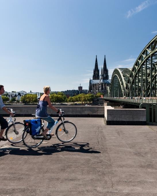 Rheinradweg bei Köln | © European Cyclists’ Federation, Demarrage LTMA