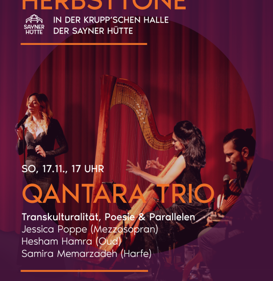 Herbsttöne 4 Qantaria trio | © Stiftung Sayner Hütte