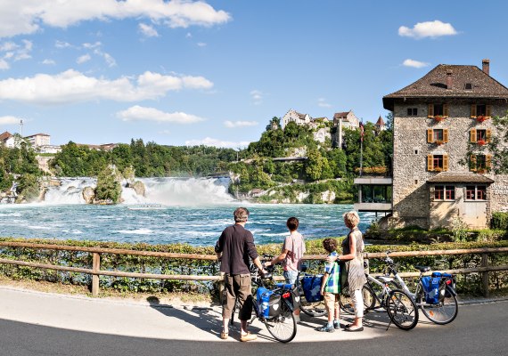 Rhine Falls in Schaffhausen | © European Cyclists’ Federation, Demarrage LTMA
