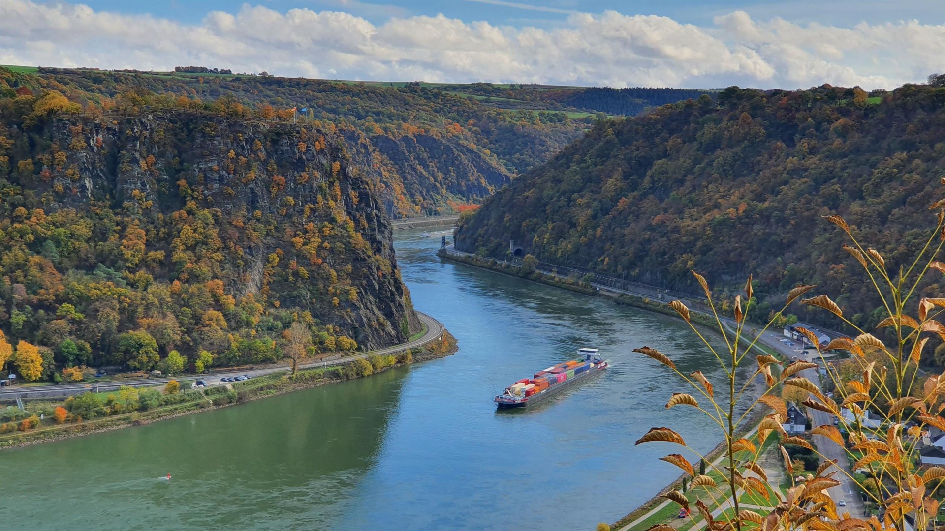 Lorelyblick- Rheinschleife | © T. Biersch