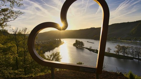 Herz Abenddämmerung | © Loreley Touristik, Sebastian Reifferscheid