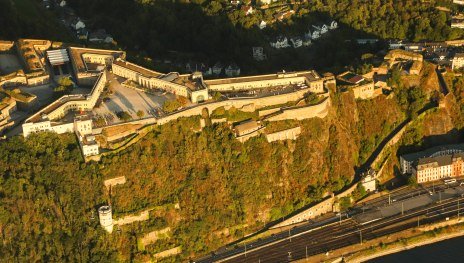 Flug über die Festung | © Koblenz-Touristik GmbH / Johannes Bruchhof