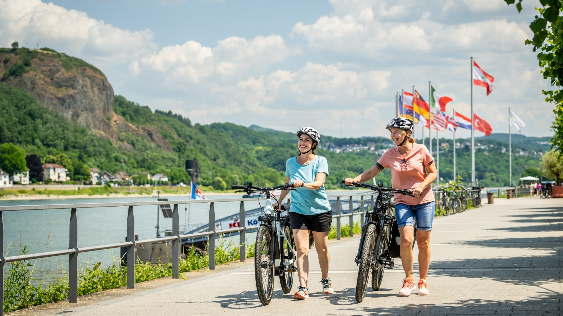 Rheinradweg, Blick auf die Erpeler Ley | © ©Dominik Ketz, CC BY SA 4.0