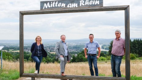 Mitten am Rhein - Bilderrahmen | © Pressebüro der Stadt Neuwied