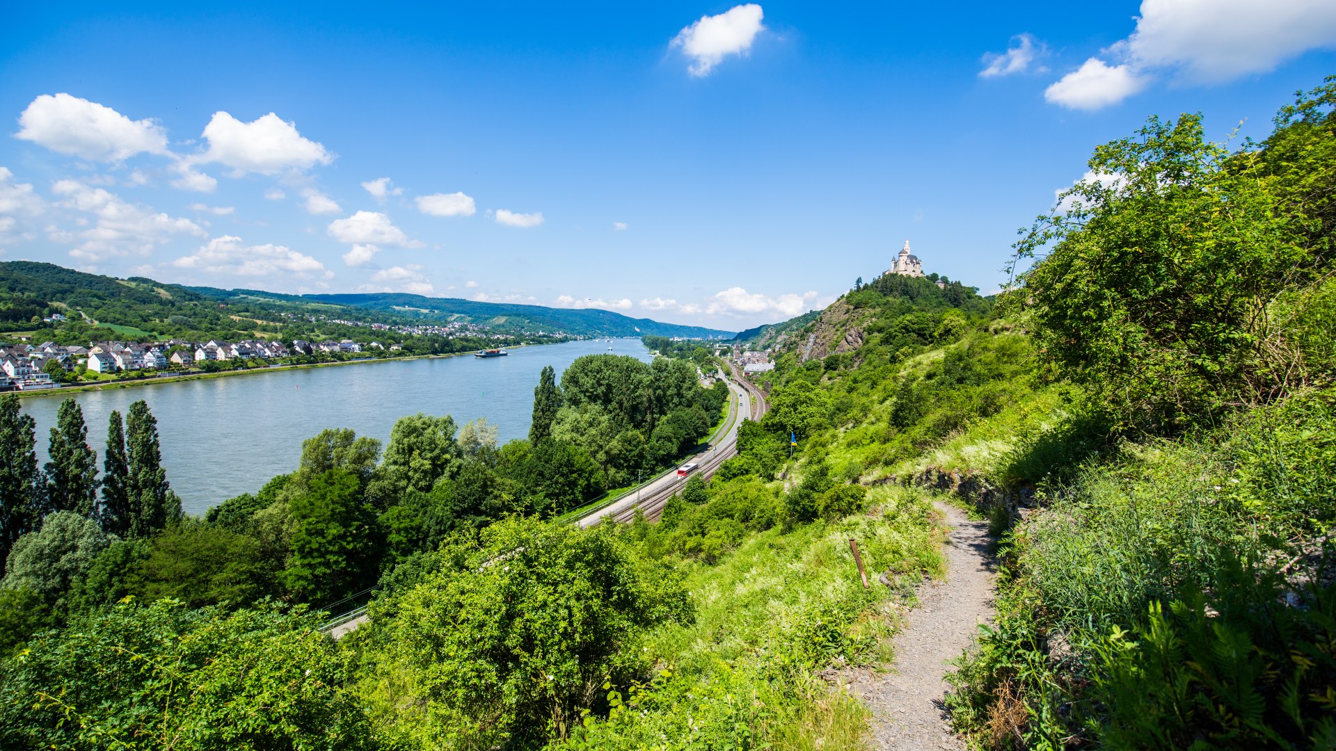 Blick auf die Marksburg | © Henry Tornow