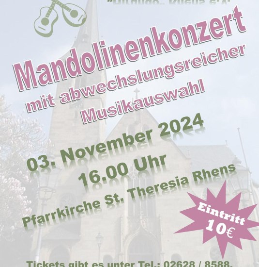 Plakat | © Wander- und Mandolinenclub Rhens