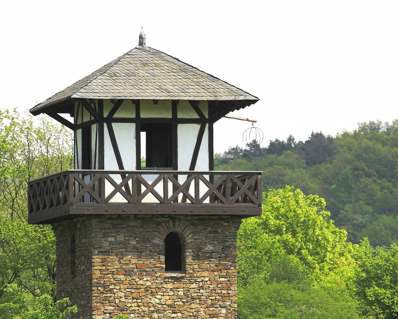 Limes tower near Rheinbrohl | © Verein Deutsche Limes-Straße