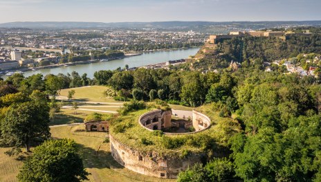 Fort Asterstein und Festung Ehrenbreitstein | © Koblenz-Touristik GmbH / Dominik Ketz