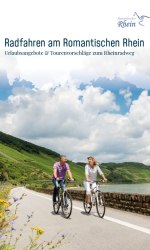 Titelbild Broschbüre "Radfahren am Romantischen Rhein" | © Romantischer Rhein Tourismus GmbH