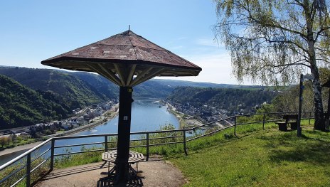 Werlauer Pilz mit Rheinblick | © T. Biersch