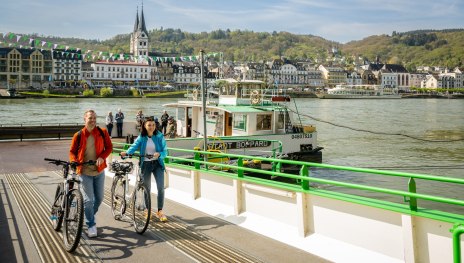 Fähre zwischen Boppard und Filsen | © Dominik Ketz, Romantischer Rhein Tourismus GmbH