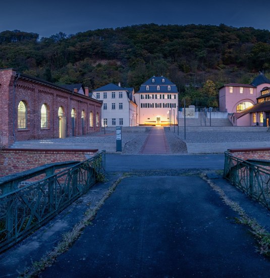 Sayner Hütte bei Nacht | © Sayner Hütte