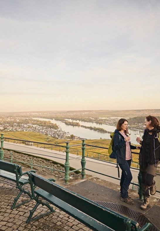 Ausblick vom Niederwalddenkmal | © Marco Rothbrust-Romantischer Rhein Tourismus GmbH