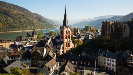 Blick auf Bacharach und den Rhein | © Henry Tornow