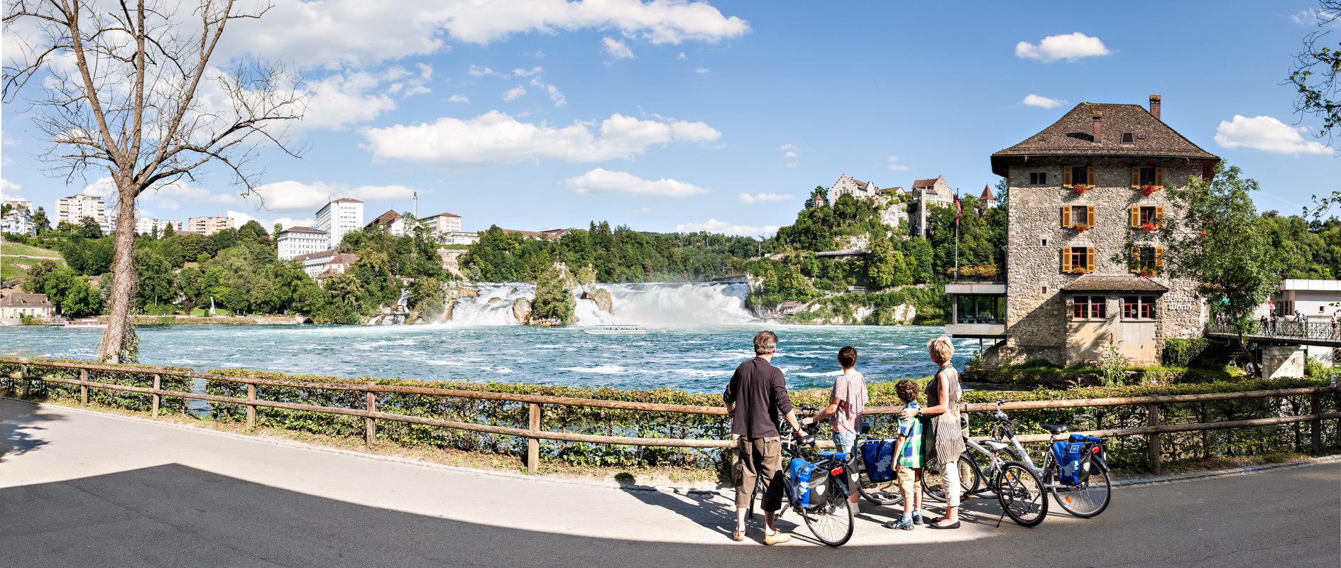 Rheinfall in Schaffhausen, Schweiz | © European Cyclists’ Federation, Demarrage LTMA