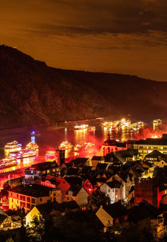 Rhein in Flammen in Oberwesel | © Dominik Ketz