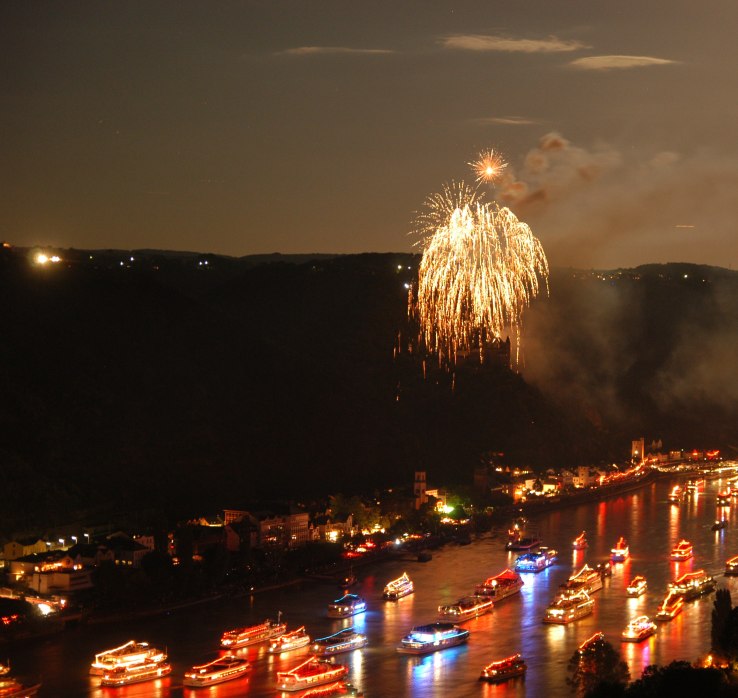 Rhein in Flammen in St. Goar und St. Goarshausen | © Isa Steinhäuser