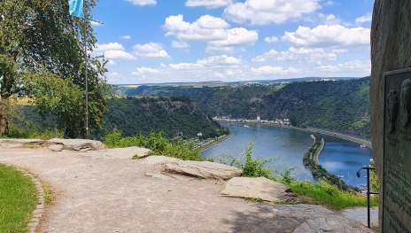 Aussicht aufs Mittelrheintal | © C. Vogt