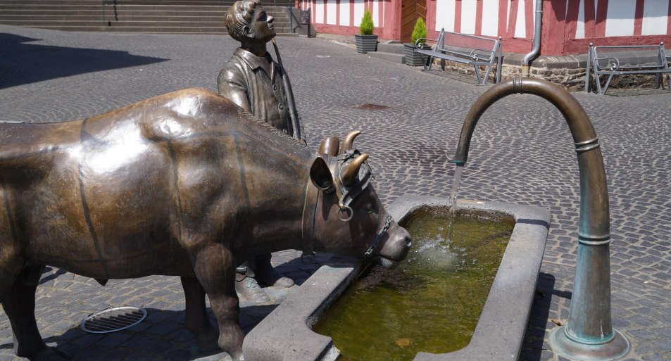 Ochsenbrunnen Marktplatz | © Touirst-Information Erlebnis Rheinbogen