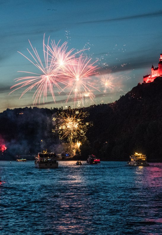 Feuerwerk zu Rhein in Flammen Spay-Koblenz | © Dominik Ketz