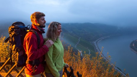 Blick auf den Rhein bei Boppard | © Klaus-Peter Kappest, Projektbüro Saar-Hunsrück-Steig