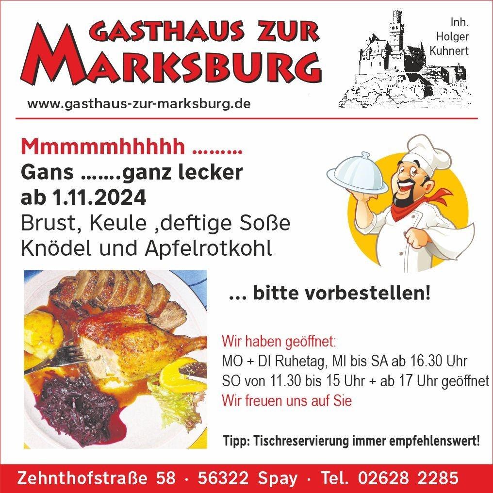 Gänseessen | © Gasthaus zur Marksburg